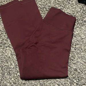 Lululemon Wunder under full on luon size 8 high rise